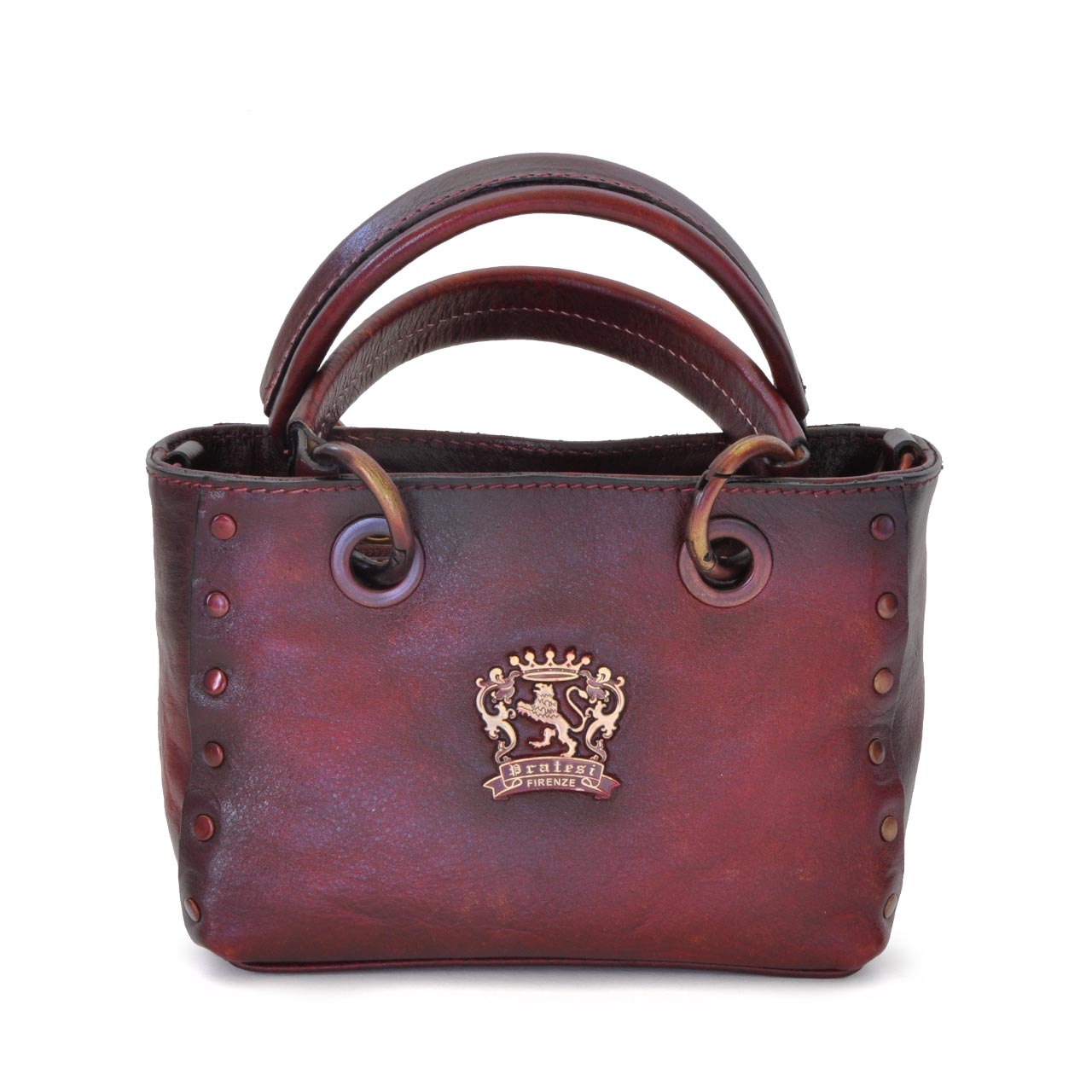 Pratesi Bagnone Lady Bag in vegetable-dyed leather - Chianti