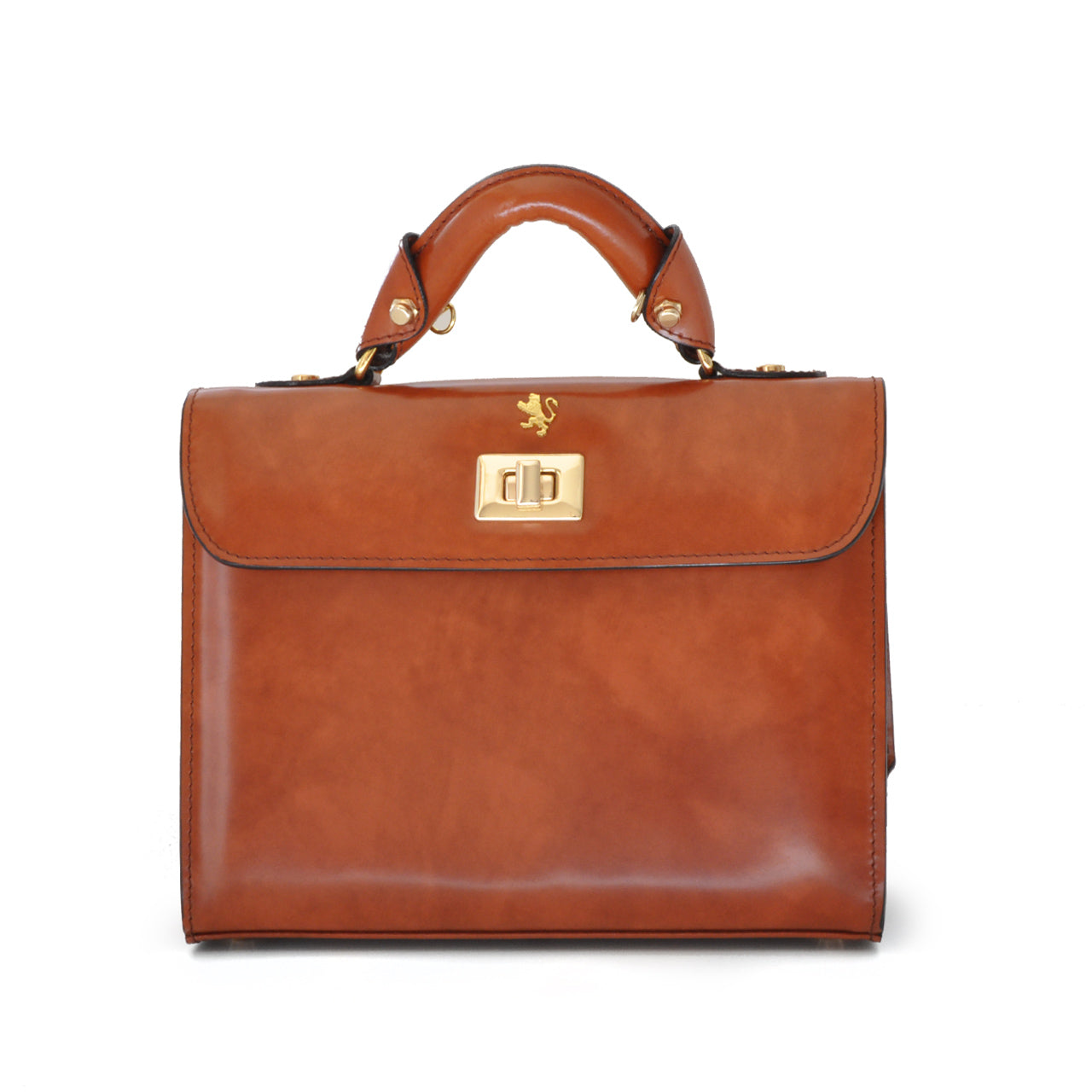 Pratesi Lucignano R280/26 Sac à main en cuir de vache - Marron Radica