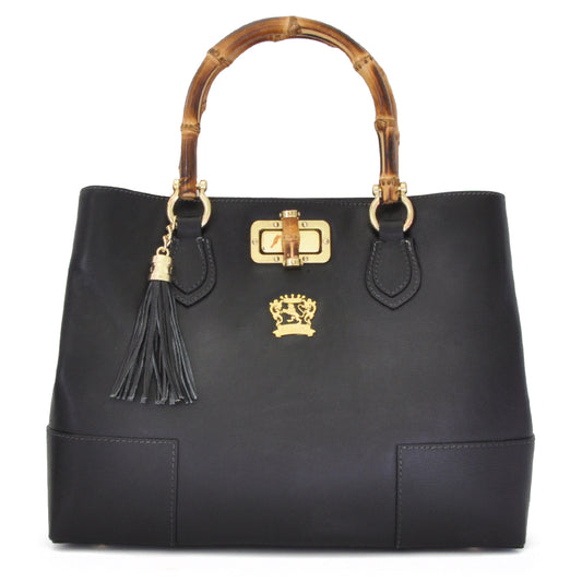 Bolso Bandolera Pratesi Sarteano en piel de vaca - Bruce Black