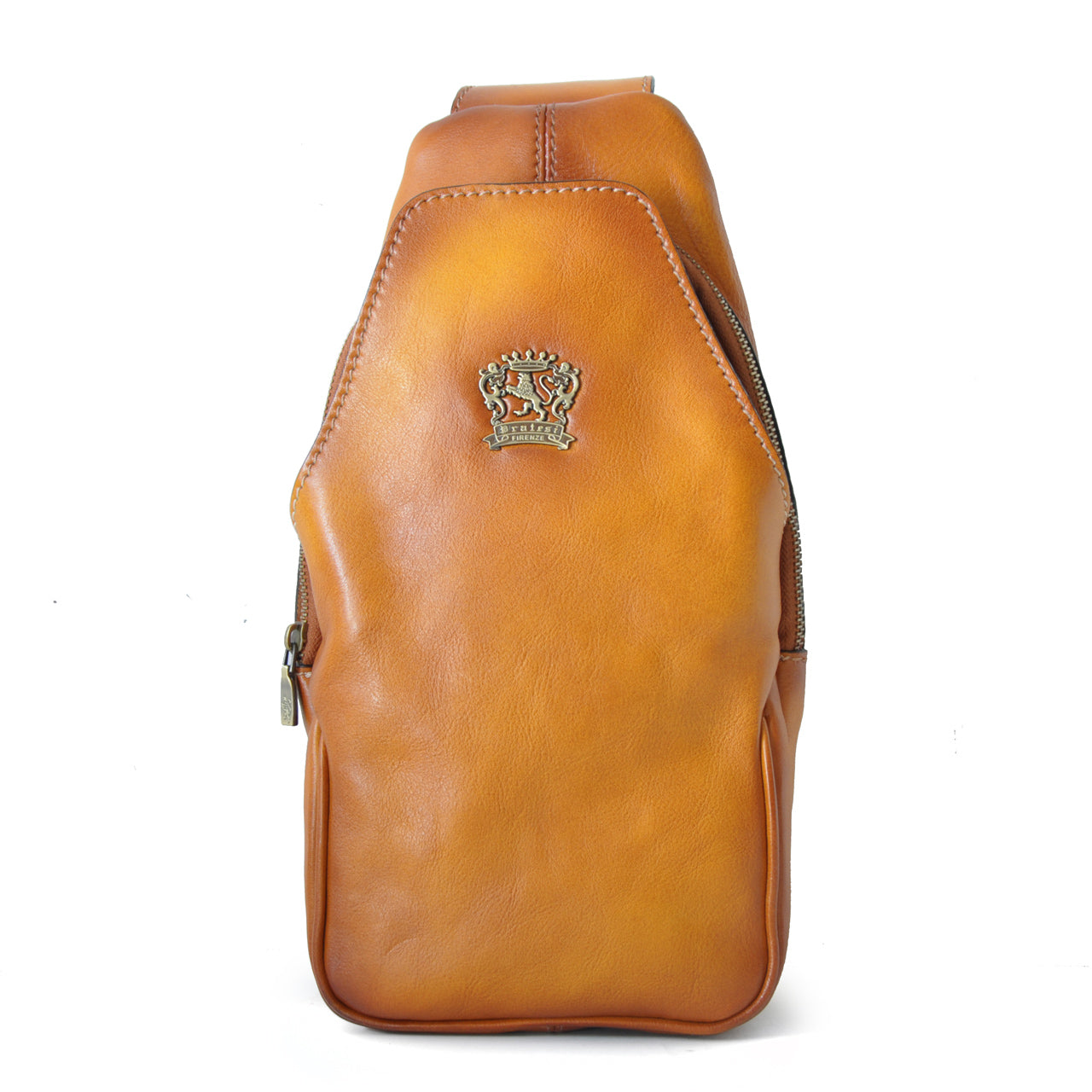 Pratesi Backpack San Quirico d'Orcia in Italian Vegetable Dyed Leather - Cognac