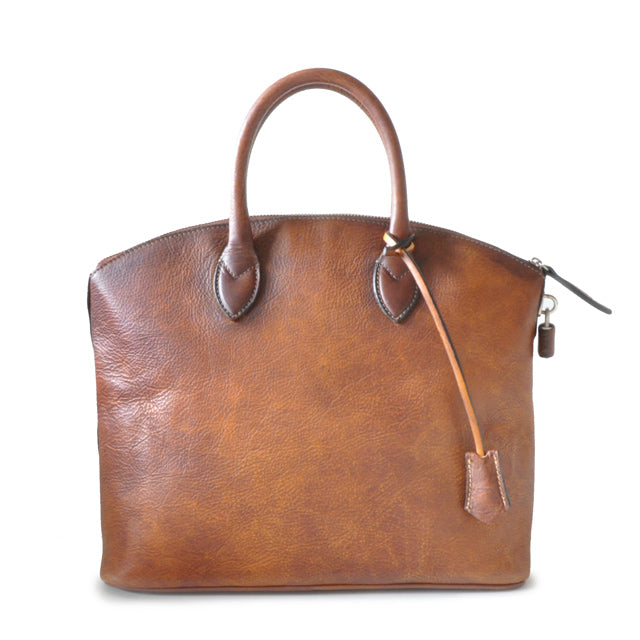 Pratesi Versilia genuine Italian Handbag in genuine leather - genuine Italian Pink - LQE