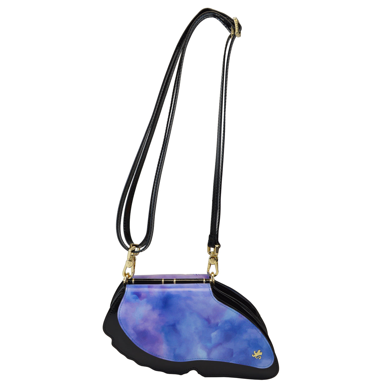 Pratesi Farfalla Backpack V383/CH in Genuine Italian Patent Fusion Leather - Orange