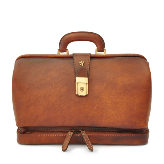 Pratesi Doctor Bag Montefioralle in cow leather - LQE2