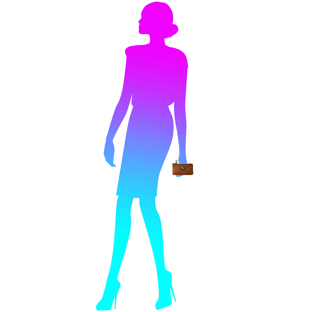 Pratesi Vicano envelope B313 in Genuine Leather - genuine Italian Brown - LQE