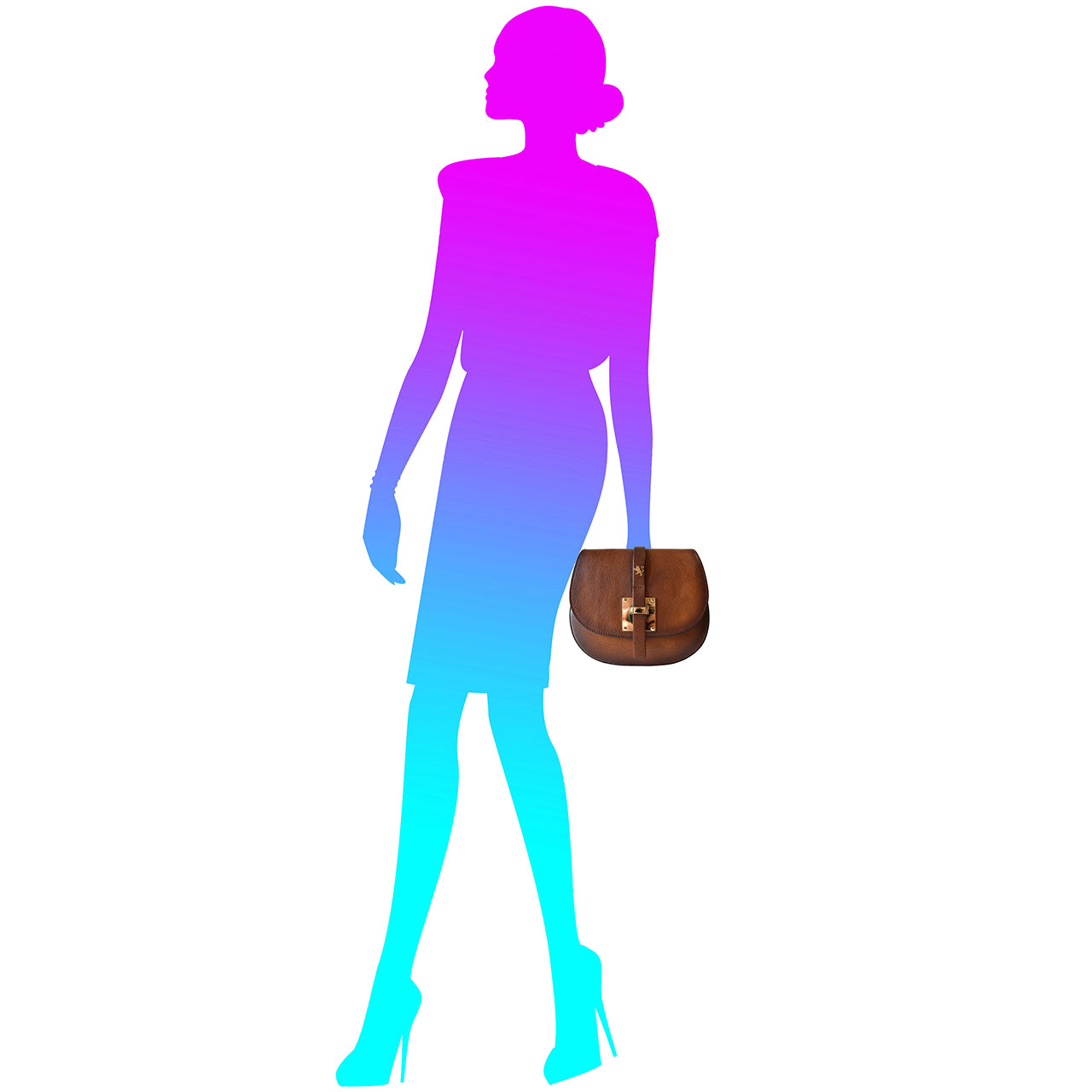 Pratesi Pelago Lady Bag B472 in Genuine Leather - genuine Italian Chianti - LQE