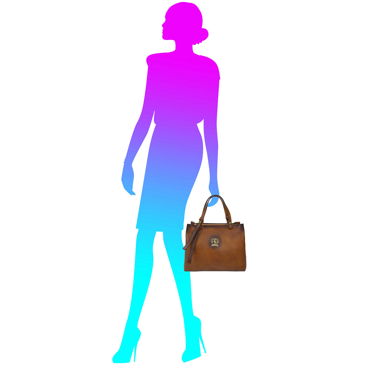 Pratesi Camperiti Ladies Handbag in Genuine Italian Vegetable Dyed Leather - Yellow