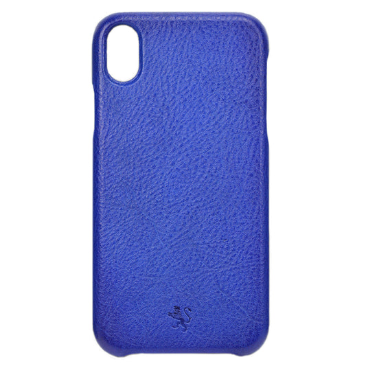 Pratesi Funda iPhone XS MAX B077 Tamaño Perfecto - Azul Eléctrico