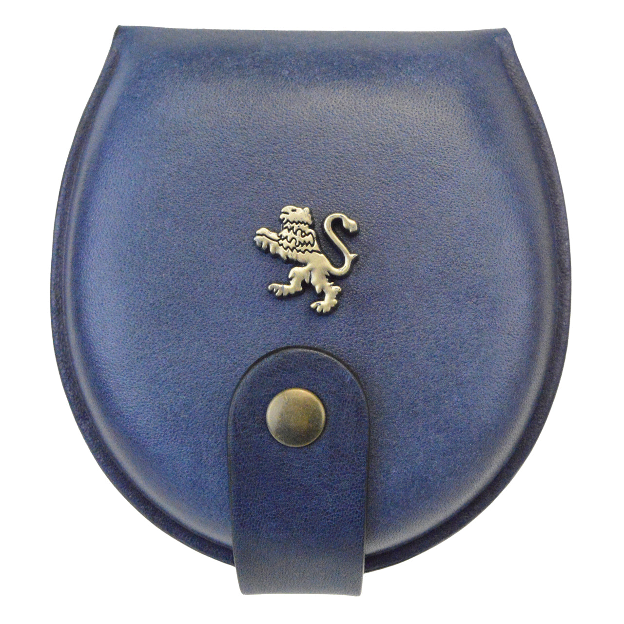 Pratesi コインホルダー（植物染めイタリアンレザー製） - ブルー