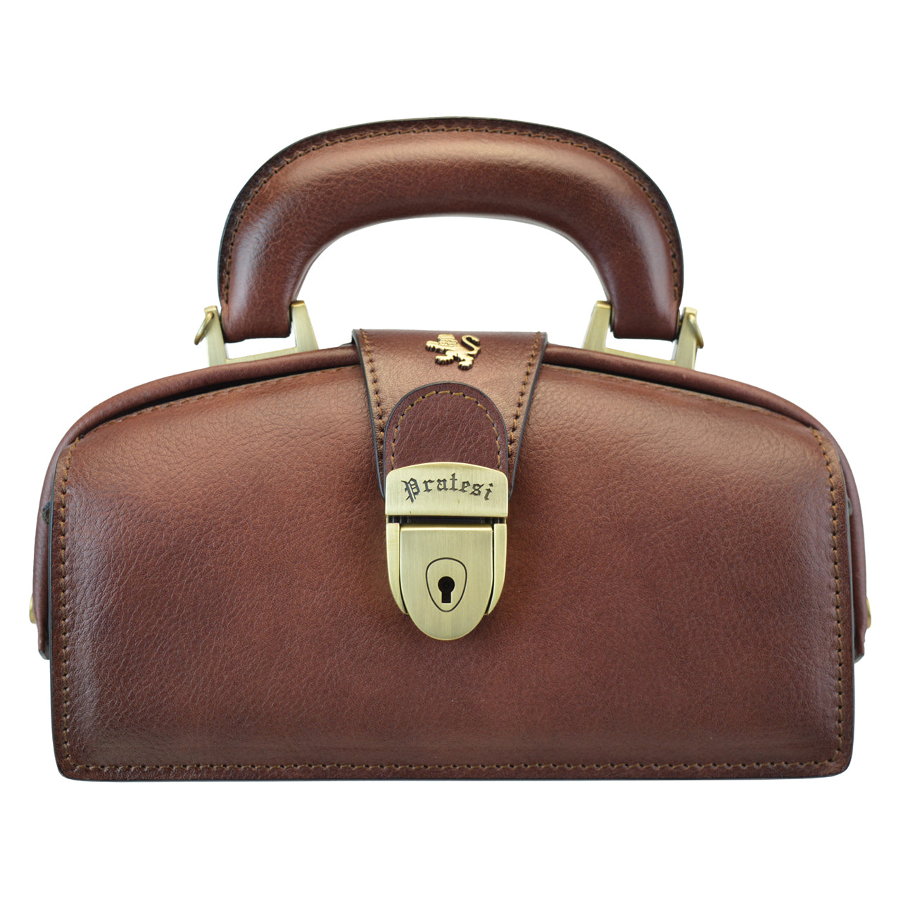 Pratesi Lady Brunelleschi B120/M in genuine leather - genuine Italian Coffee - LQE