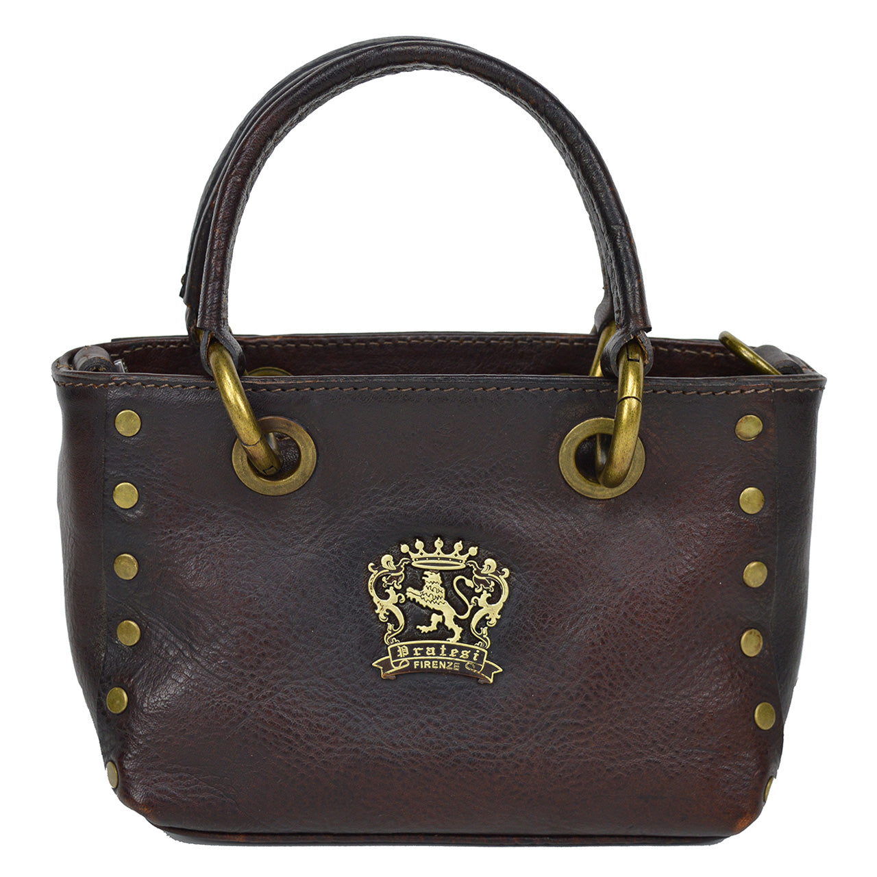 Pratesi Bagnone Lady Bag in vegetable-dyed leather - Coffee