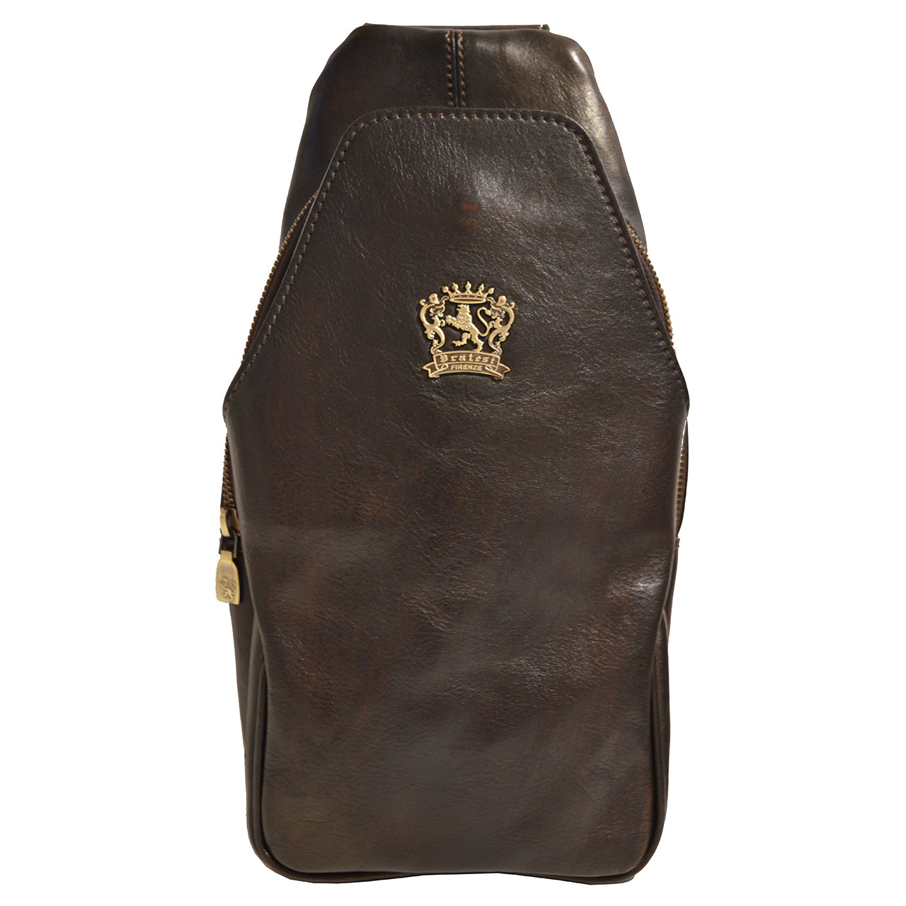 Pratesi Backpack San Quirico d'Orcia in Italian Vegetable Dyed Leather - Caffé