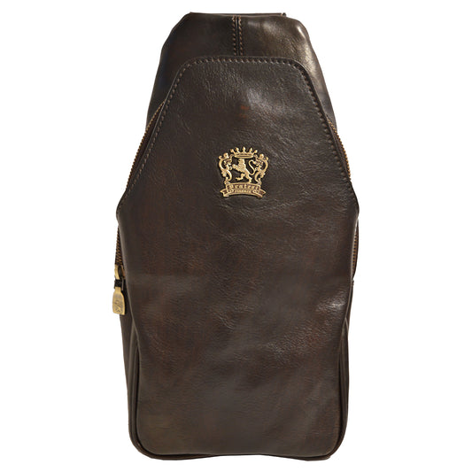 Pratesi Backpack San Quirico d'Orcia in Italian Vegetable Dyed Leather - Caffé