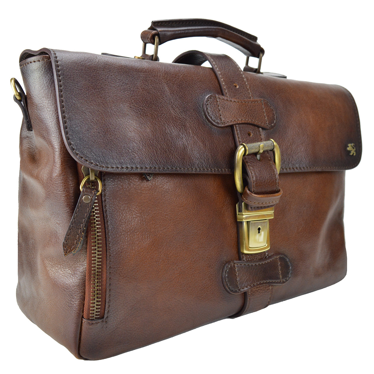 Pratesi Firenze Office B514 Bolso 24 Horas - Marrón