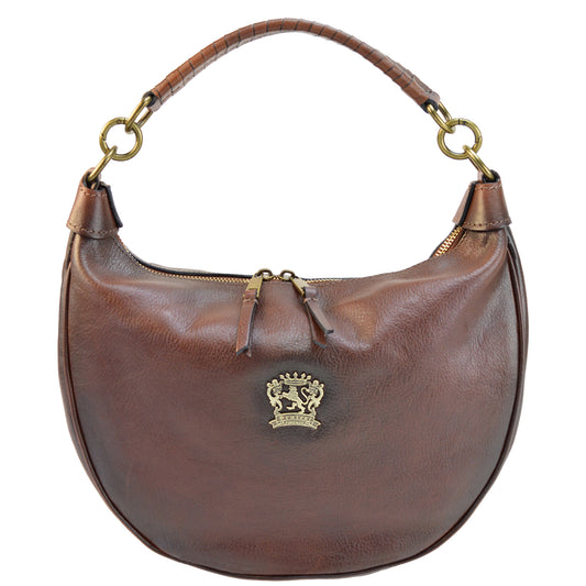 Pratesi Mezzaluna Small Woman Bag B538/P - Bruce Coffee