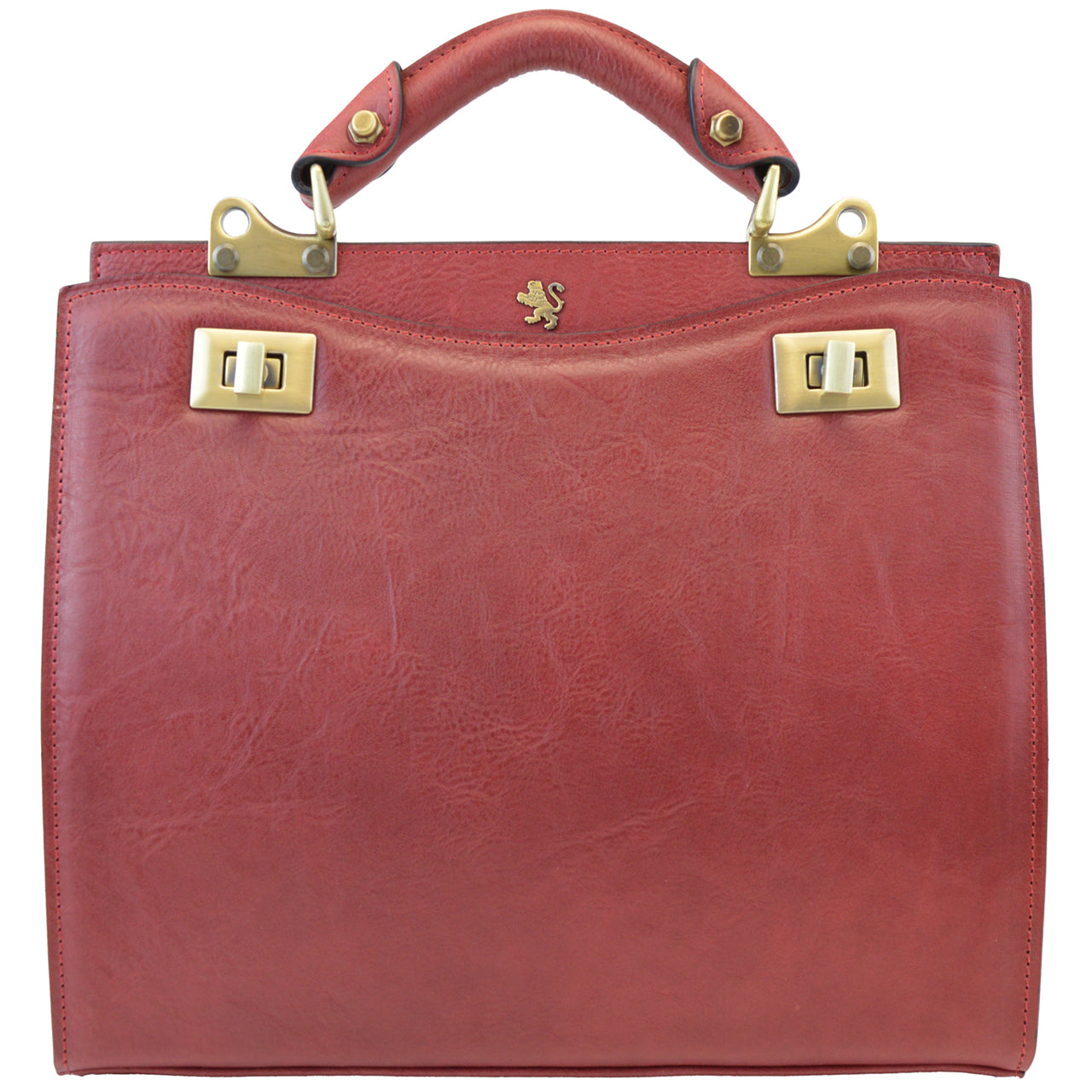 Pratesi Lady Bag Anna Maria Luisa de' Medici B150/32 Large in Genuine leather - genuine Italian Chianti - LQE
