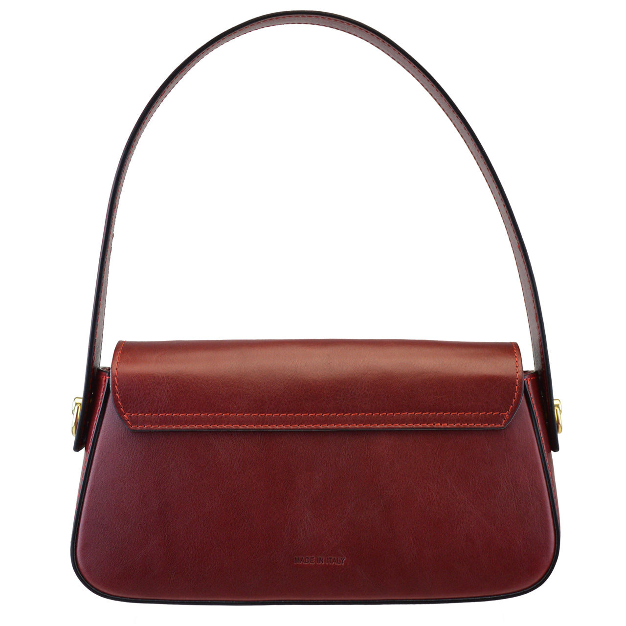 Pratesi Castellina em couro italiano tingido com vegetais - café