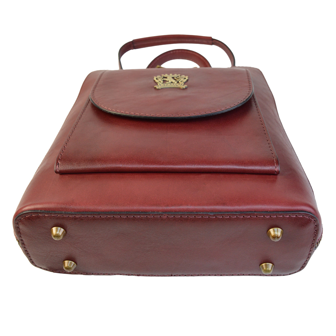 Pratesi Todi Transformable Backpack in genuine Italian vegetable-dyed leather