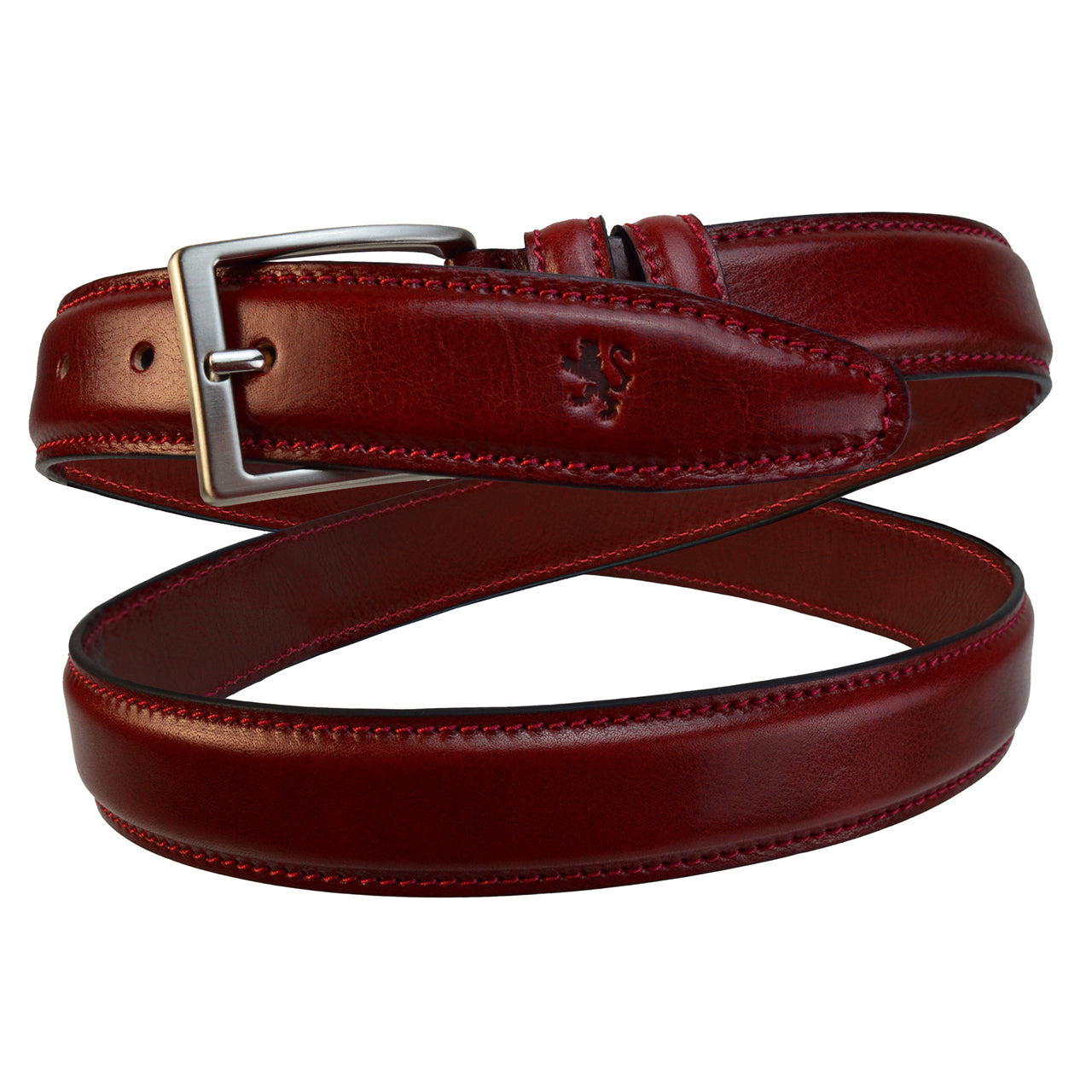 Pratesi Ezio Belt in Vegetable-Dyed Italian Leather - Cognac
