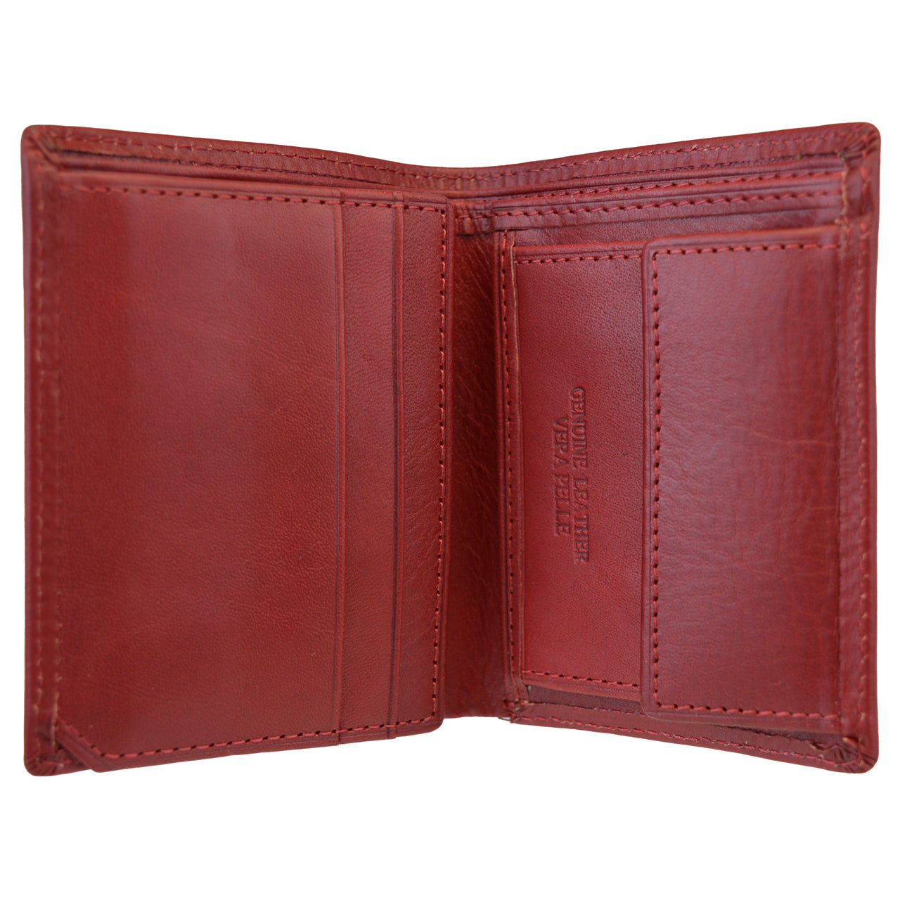 Carteira masculina Pratesi Porta Romana em couro curtido vegetal - Preta