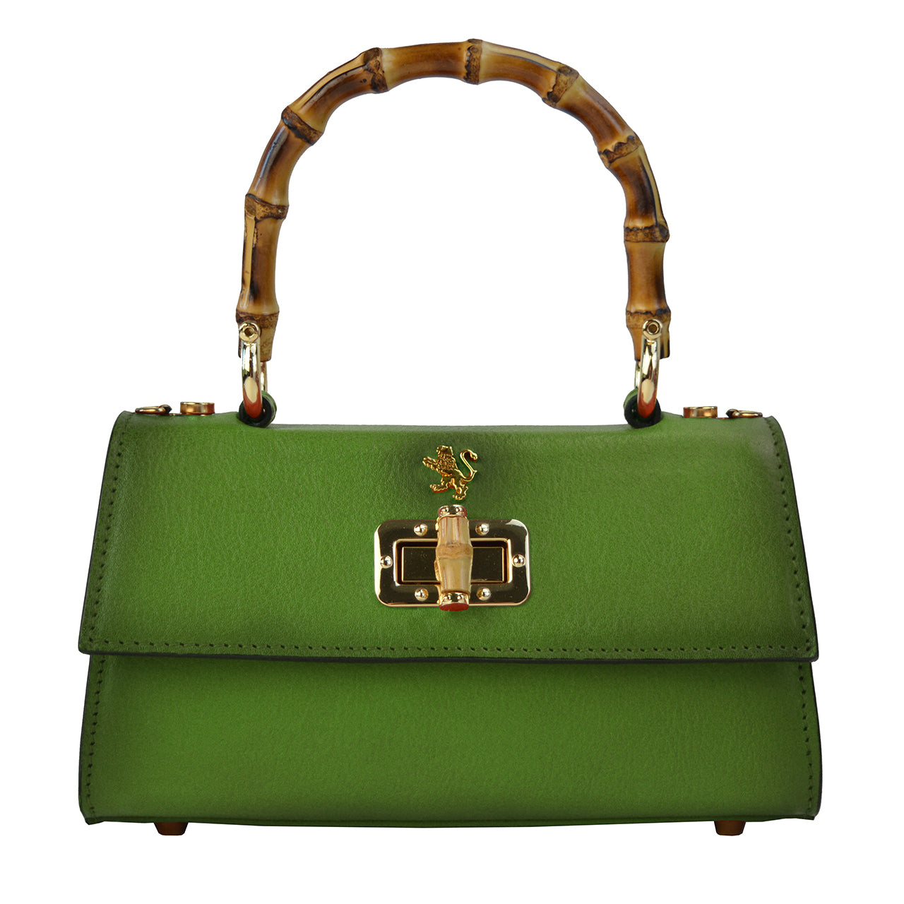 Pratesi Castalia B298/20 Lady Bag in genuine leather - Emerald - SZN