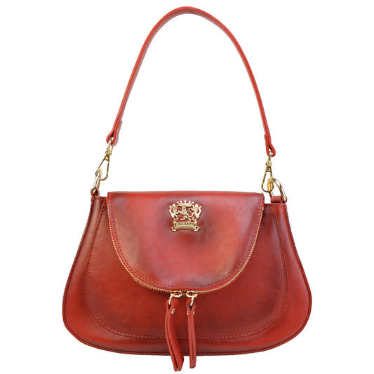 Pratesi Matassino B619/29 植鞣義大利真皮手提包 - 櫻桃色