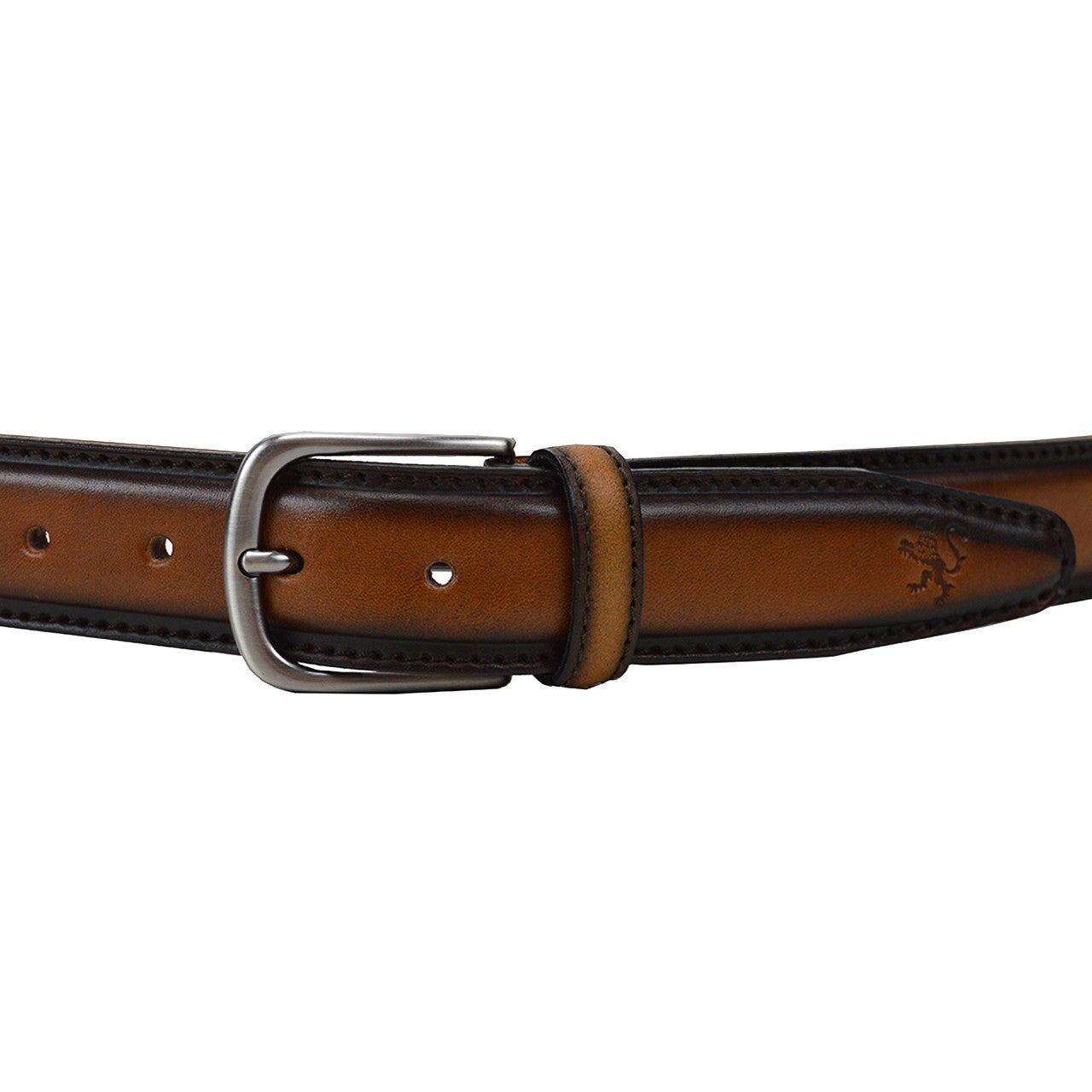 Pratesi Belt B006 in genuine leather - Belt B006 Brown