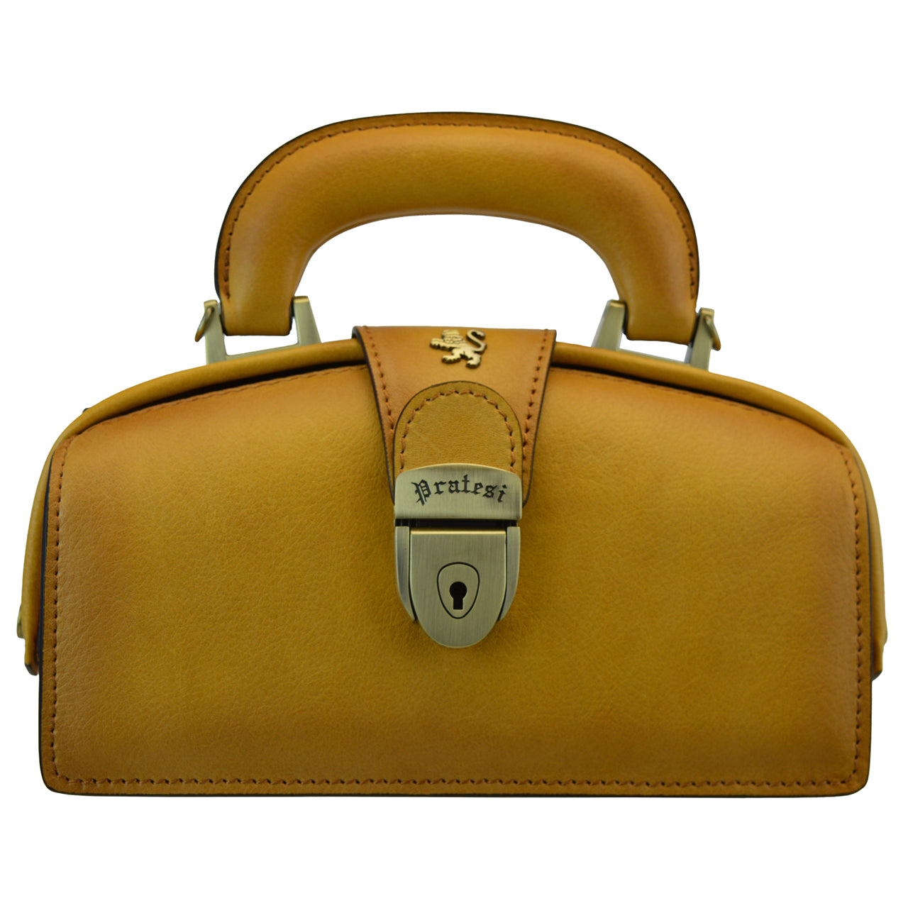 Pratesi Lady Brunelleschi B120/M in genuine leather - genuine Italian Cognac - LQE