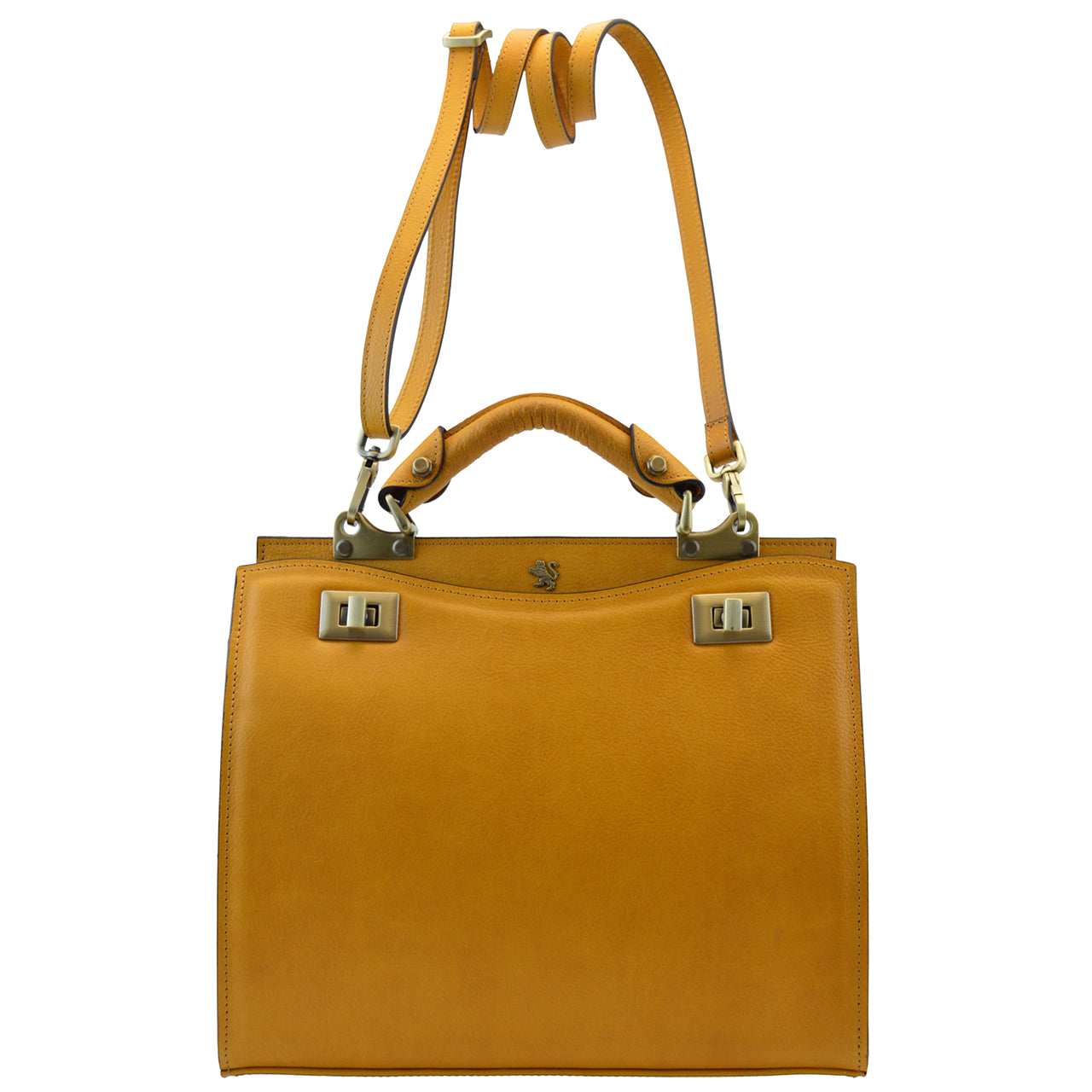 Pratesi Lady Bag Anna Maria Luisa de' Medici B150/32 Large in Genuine leather - genuine Italian Chianti - LQE