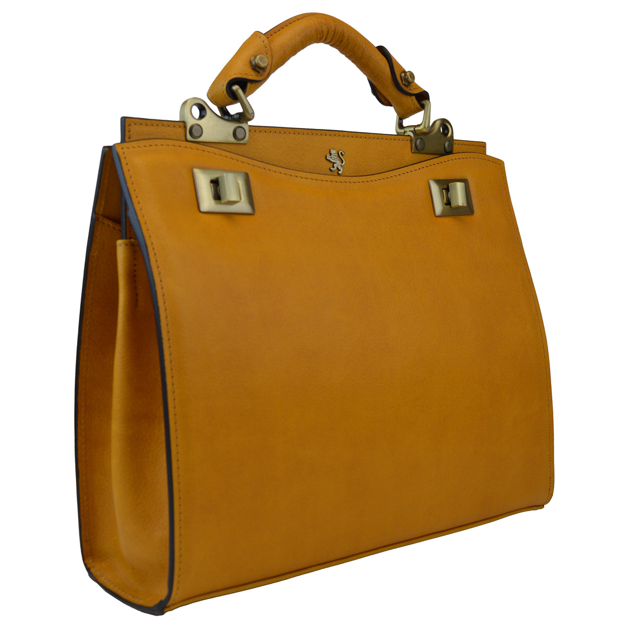 Pratesi Lady Bag Anna Maria Luisa de' Medici B150/32 Large in Genuine leather - genuine Italian Chianti - LQE