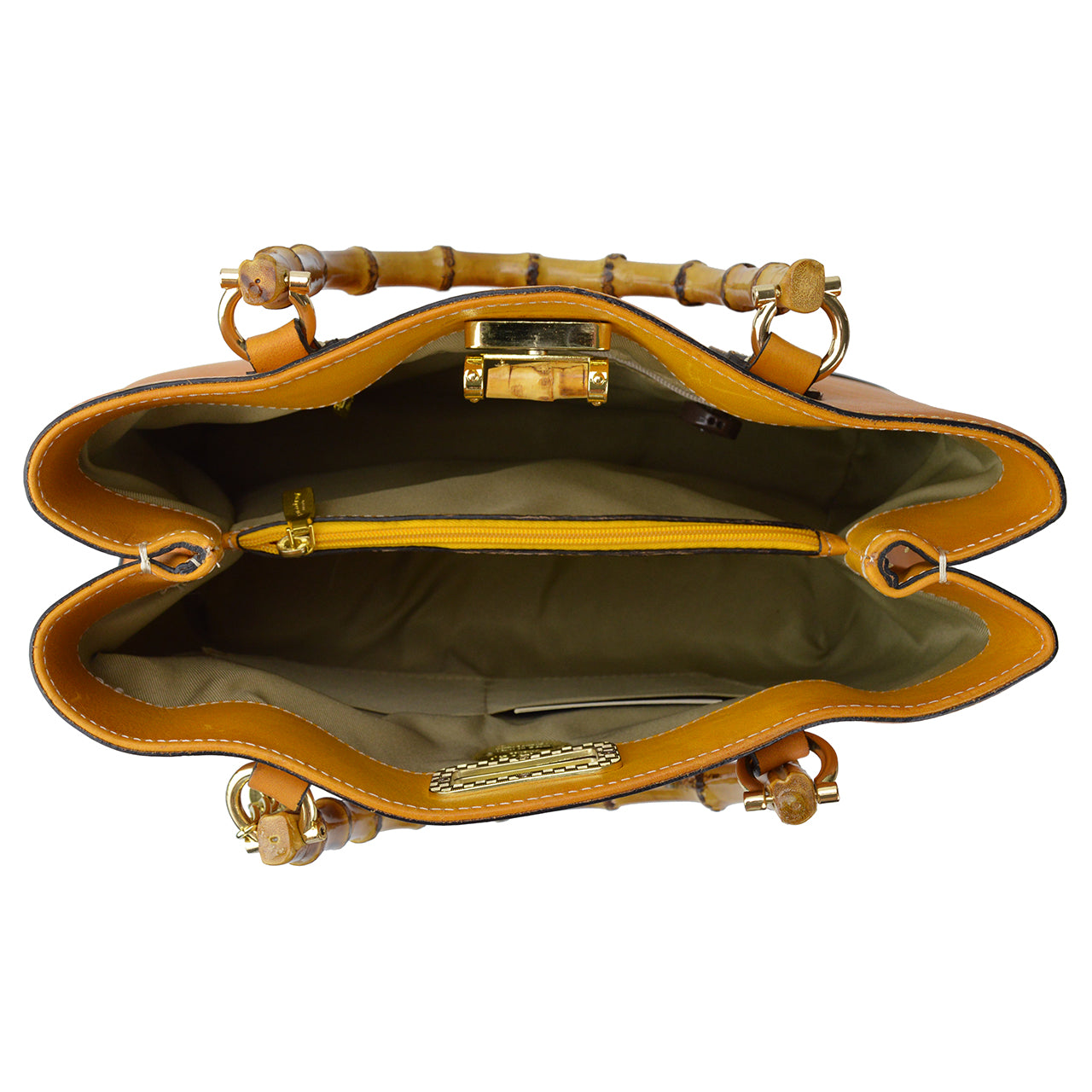 Pratesi Sarteano Shoulder Bag in genuine leather - genuine Italian Green - LQE