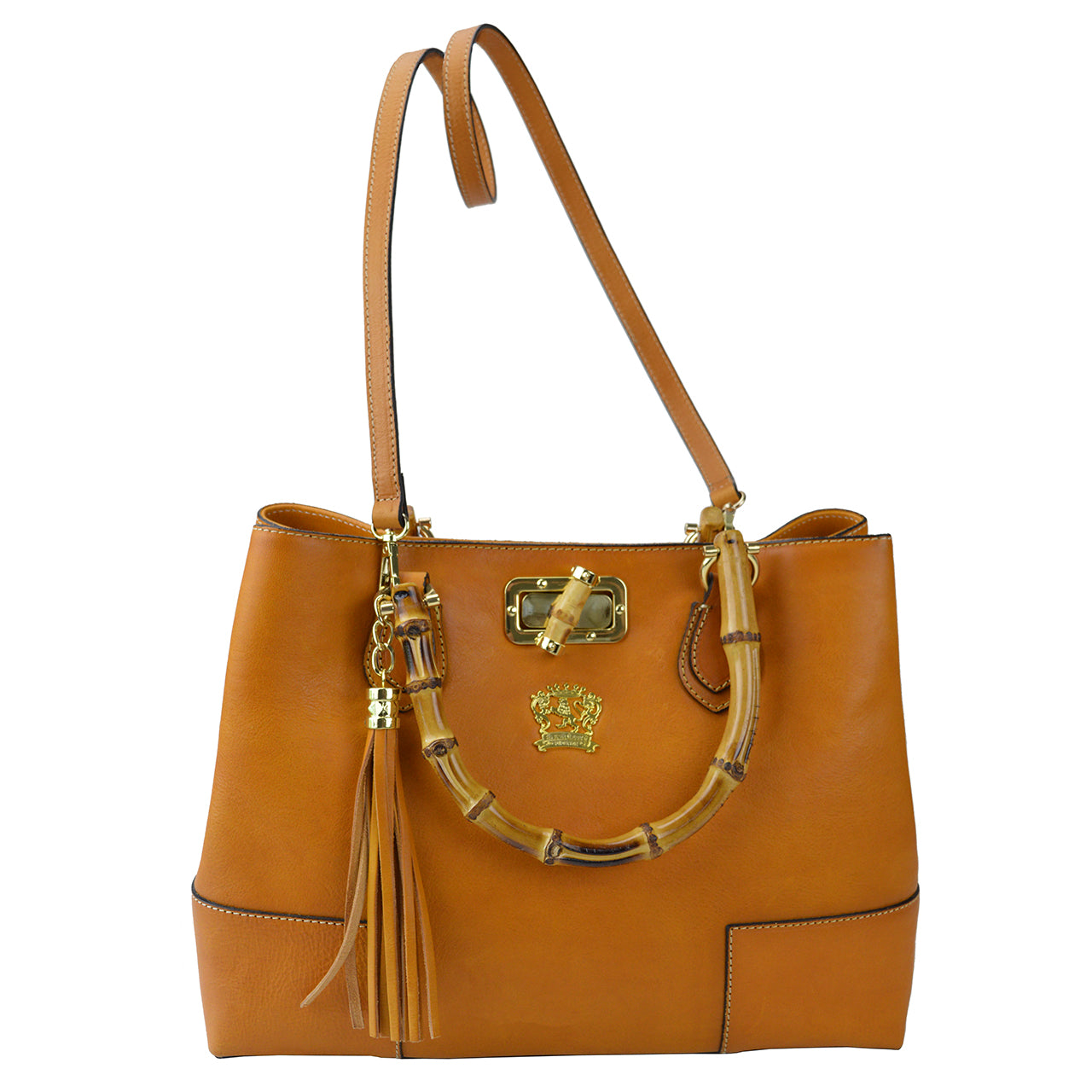 Pratesi Sarteano Shoulder Bag in genuine leather - genuine Italian Green - LQE