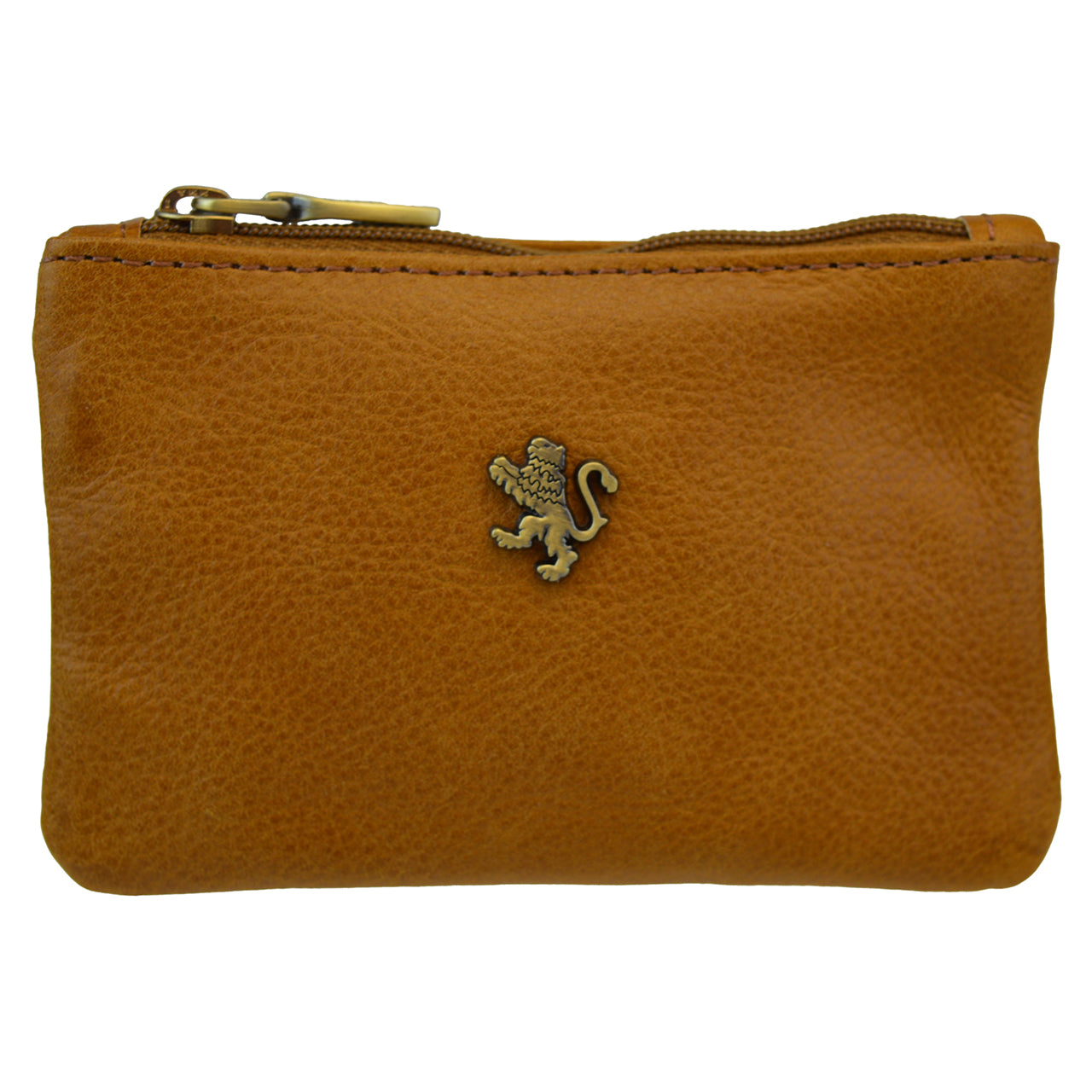 Estuche para llaves Pratesi Farnia de piel curtida vegetal italiana - Coñac