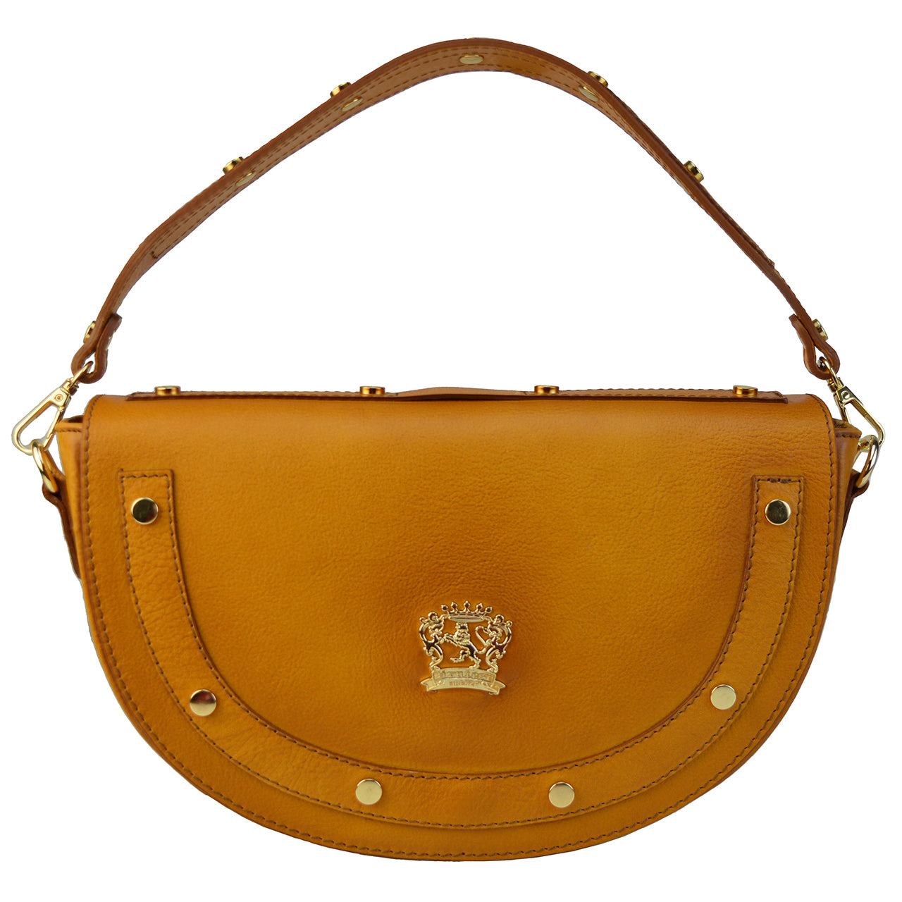 Sac Pratesi Scudieri B532 en cuir de vache - Bruce Cognac