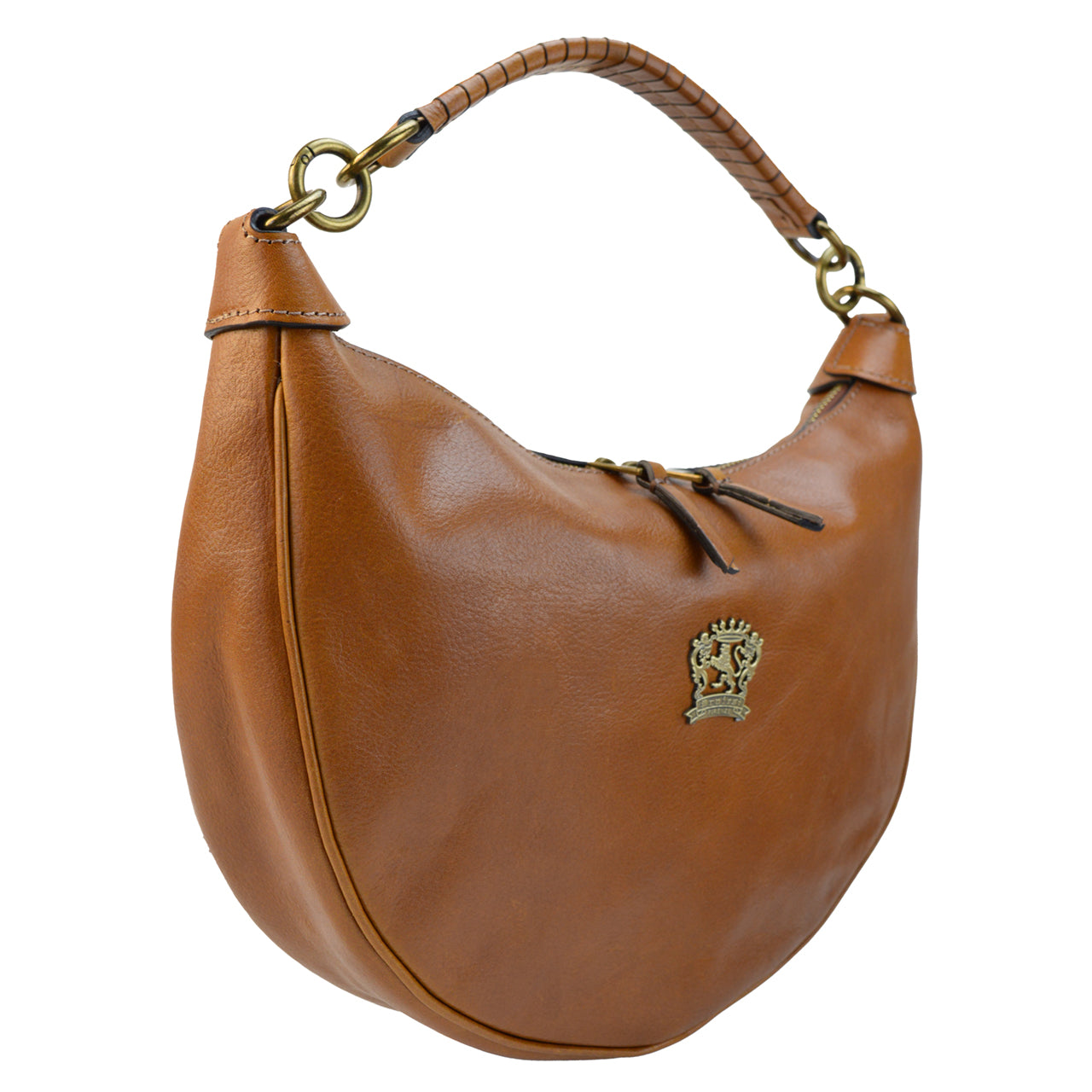 Pratesi Mezzaluna Small Woman Bag B538/P - Bruce Cognac