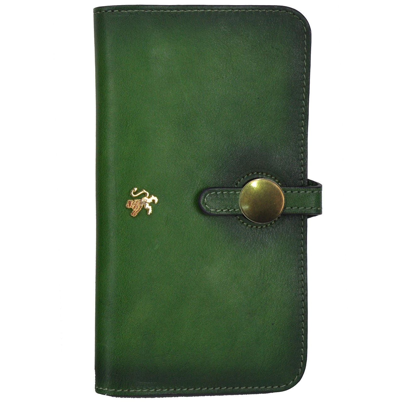 Pratesi Ellera Clutch in Vegetable Dyed Italian Leather - Emerald