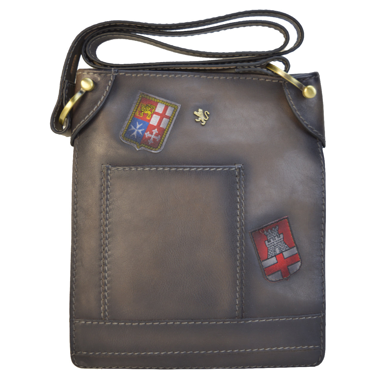 Pratesi Bakem Medium Bag in genuine leather - Bakem Medium B181/25 Grey - SZN