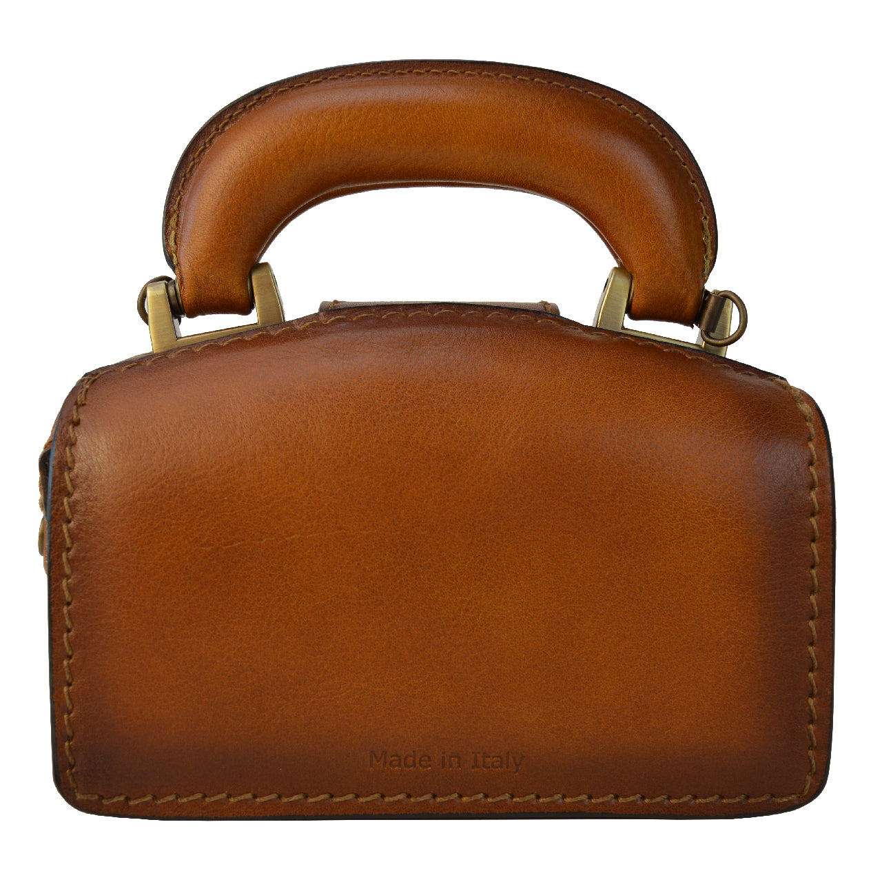 Pratesi Lady 18 Brunelleschi in Genuine Vegetable Dyed Italian Leather - Black