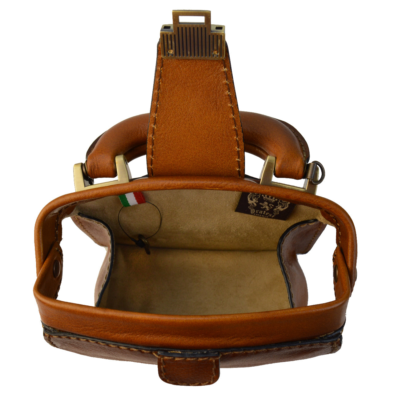 Pratesi Lady 18 Brunelleschi in Genuine Vegetable Dyed Italian Leather - Black