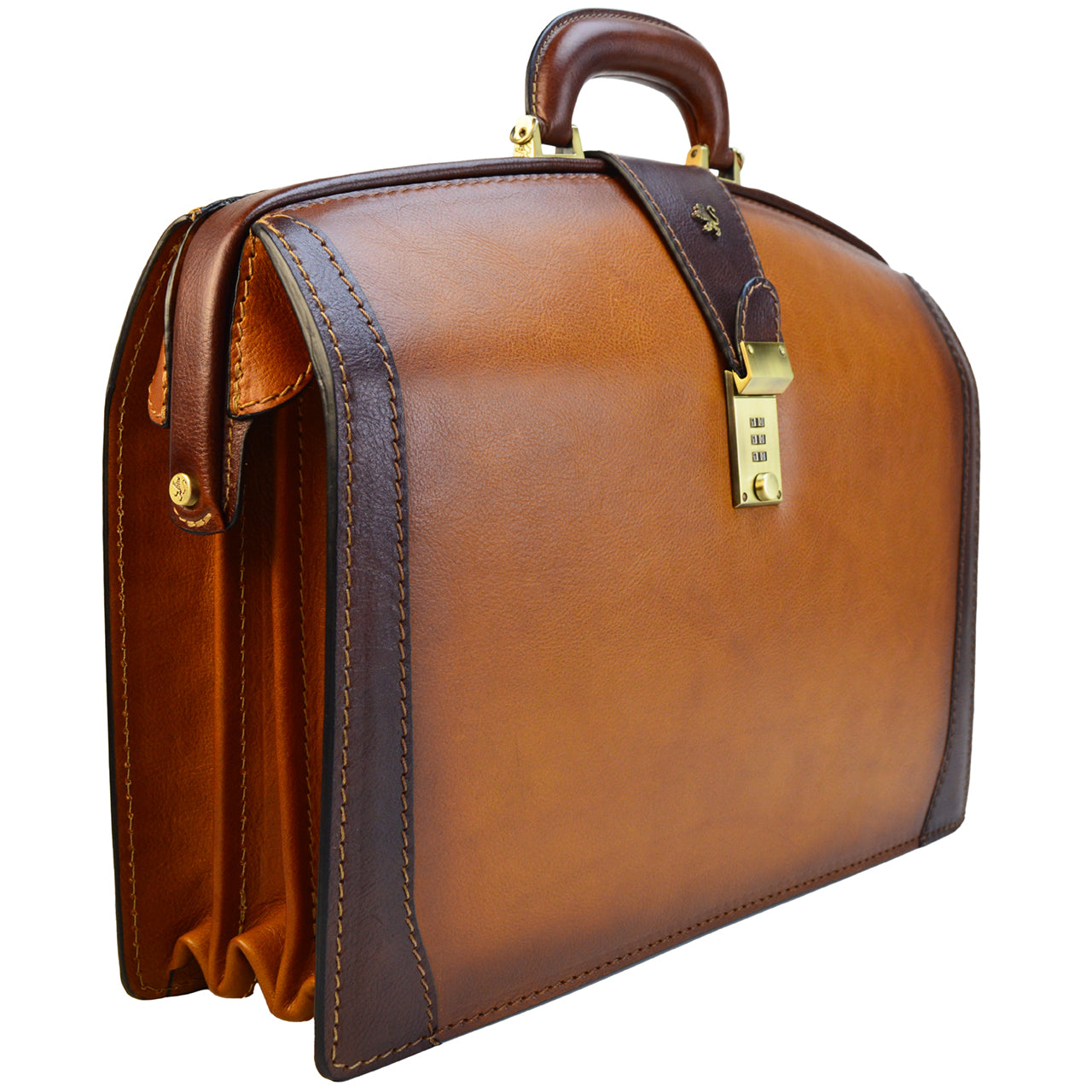 Pratesi Briefcase for Laptop Brunelleschi in genuine leather - Bruce Brown