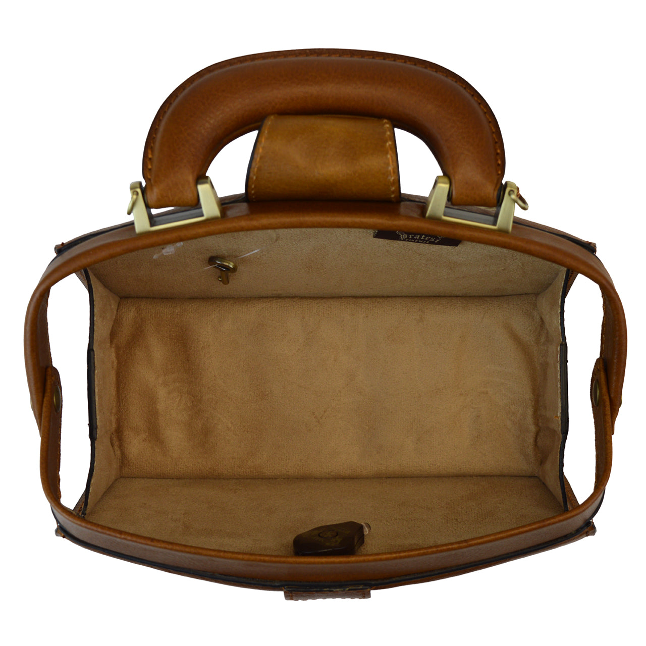 Pratesi Lady Brunelleschi B120/M in genuine leather - genuine Italian Cognac - LQE