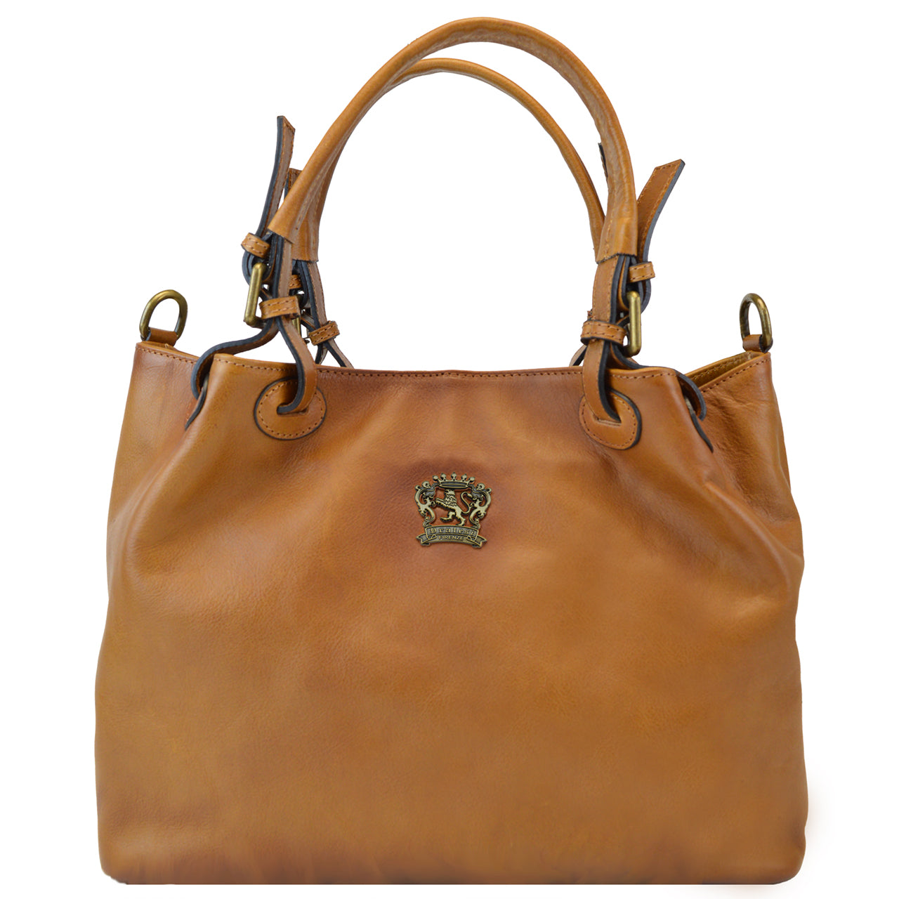 Pratesi Collodi Small Woman Bag B168/34 Full Grain Leather - Buce Brown - LQE2