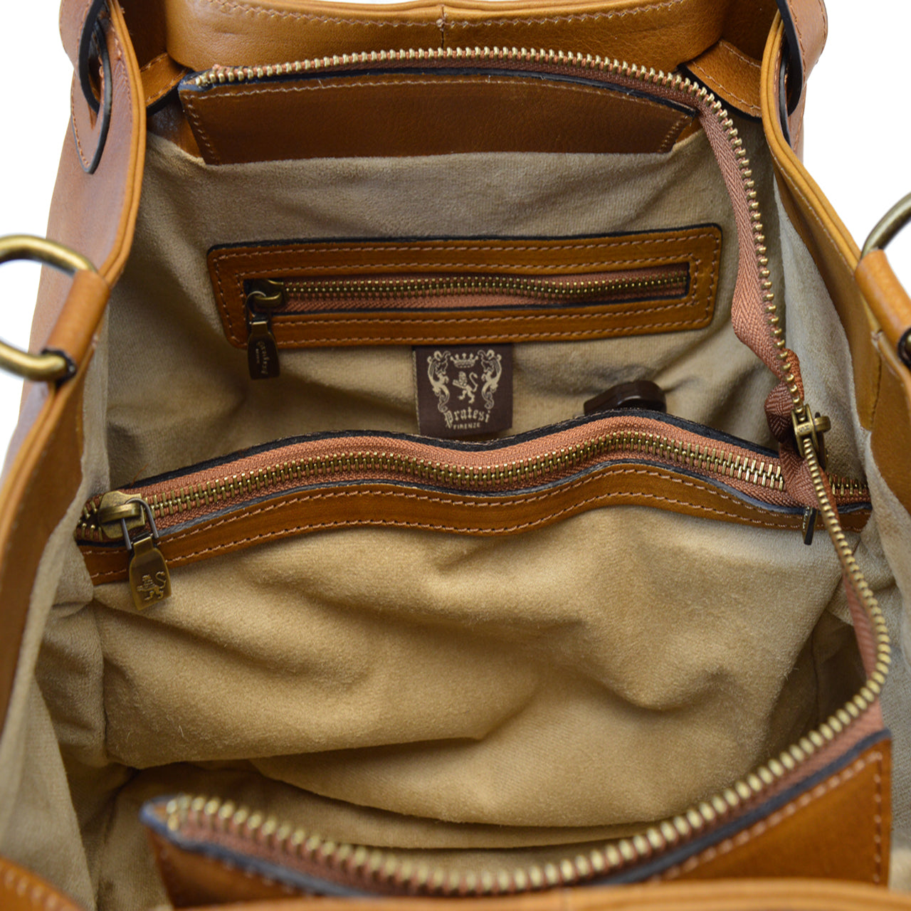Pratesi Collodi Small Woman Bag B168/34 Full Grain Leather - LQE2