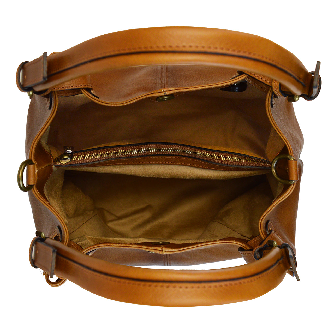 Pratesi Collodi Small, Woman Bag in full grain leather - Bruce Black - LQE2