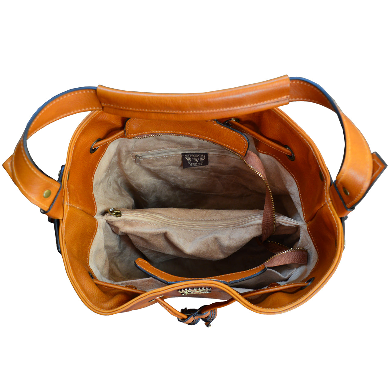 Pratesi Viareggio Italian Bag in Vegetable-Dyed Leather