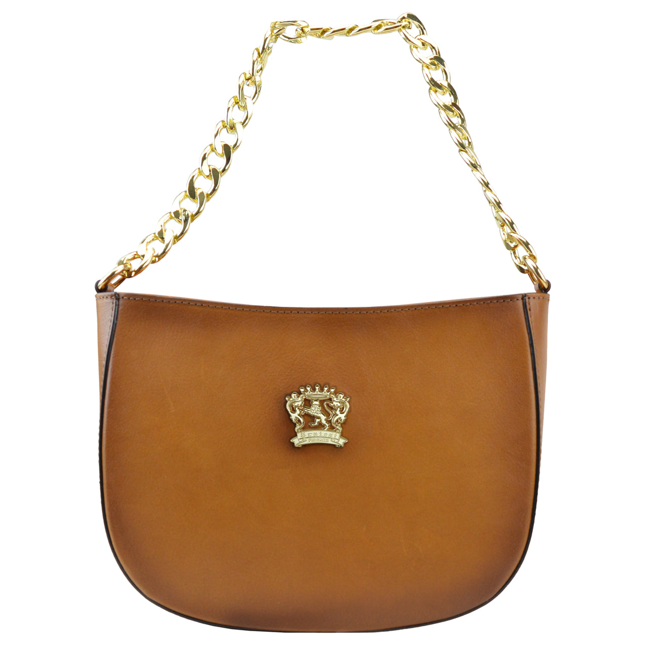 Pratesi Rimaggio Italian Ladies Bag in vegetable tanned Italian leather - Brown