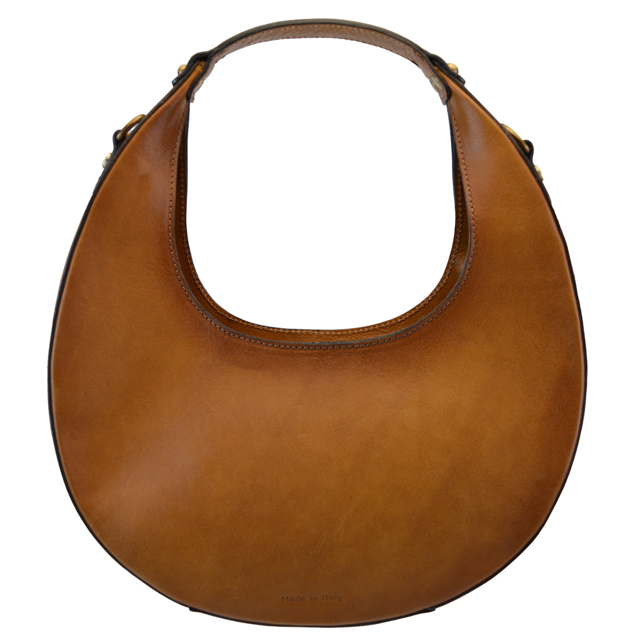 Pratesi Ville Italian Handbag in Vegetable-Dyed Leather