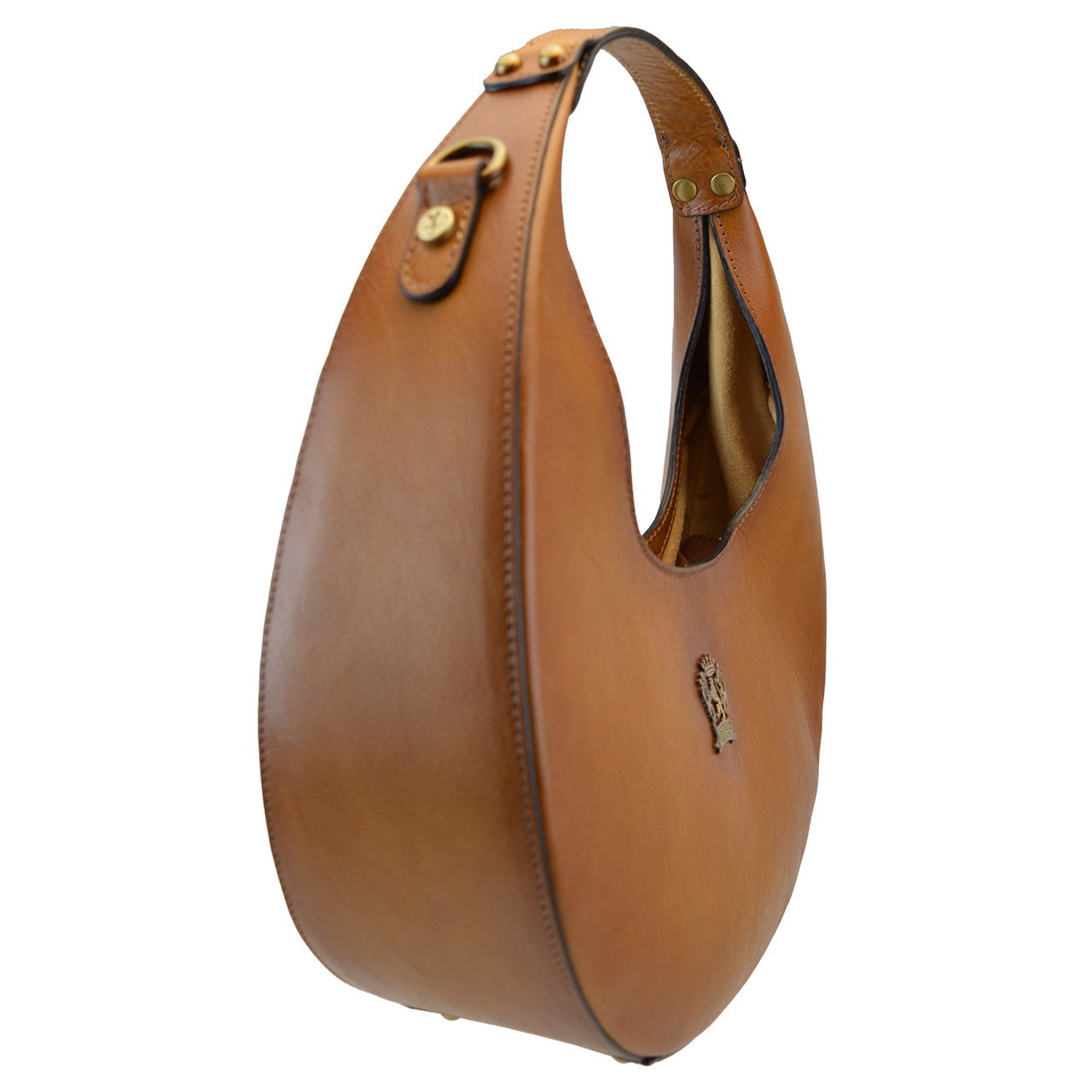 Pratesi Ville Italian Handbag in Vegetable-Dyed Leather