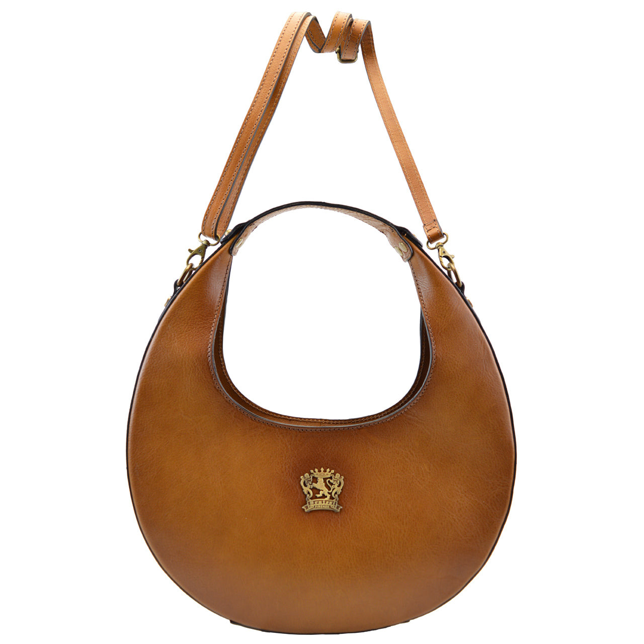 Pratesi Ville Italian Handbag in Vegetable-Dyed Leather