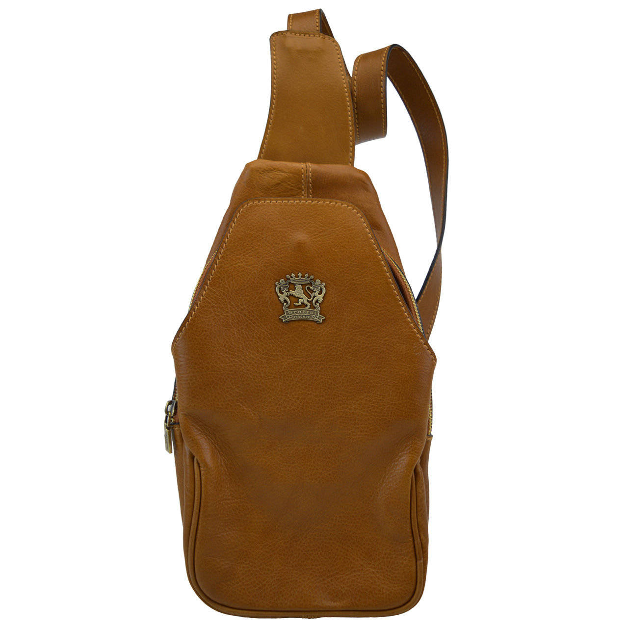 Pratesi Backpack San Quirico d'Orcia in Italian Vegetable Dyed Leather - Brown - SALE!