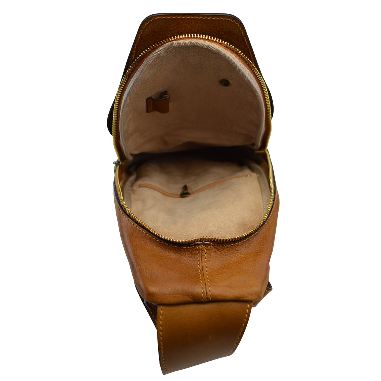 Pratesi Backpack San Quirico d'Orcia in Italian Vegetable Dyed Leather - Brown - SALE!